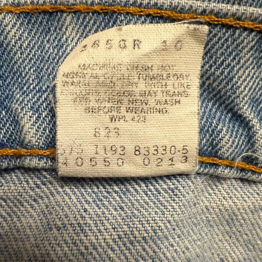 Levis 550 Jeans Mens 36x32‎ Blue Relaxed Fit Tapered Leg 90s Orange Tab USA